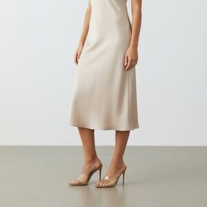 *Cape Robbins Melrose Ice Heels Womens Size 8 Sexy Sheer Girly Feminine